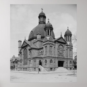 Kirche des Heiligen Herzens Poster
