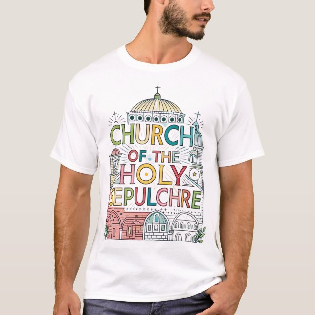Kirche des Heiligen Sepulchers T-Shirt (Vorderseite)