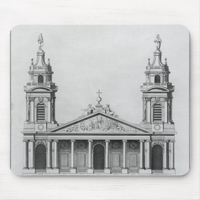 Kirche des Heiligen-Sulpice Mousepad (Vorne)