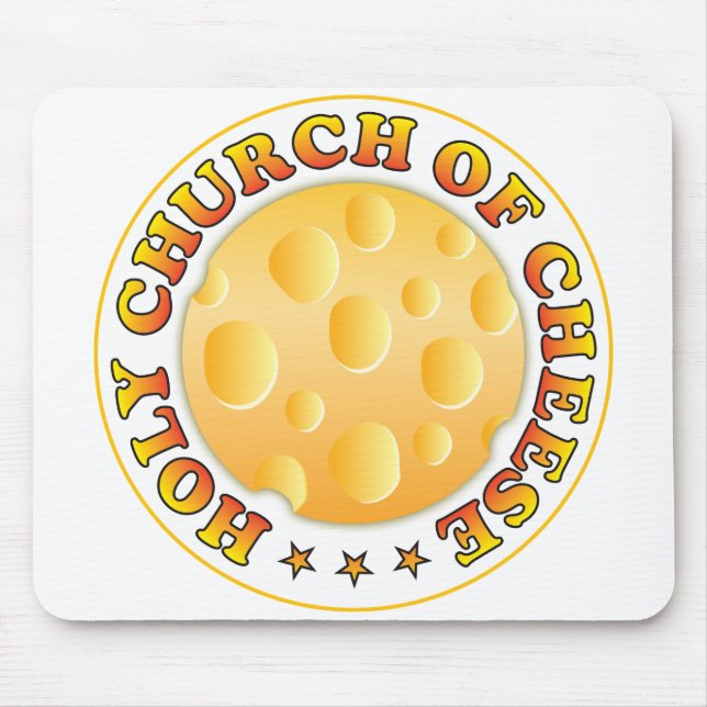 Kirche des Käses Mousepad (Vorne)