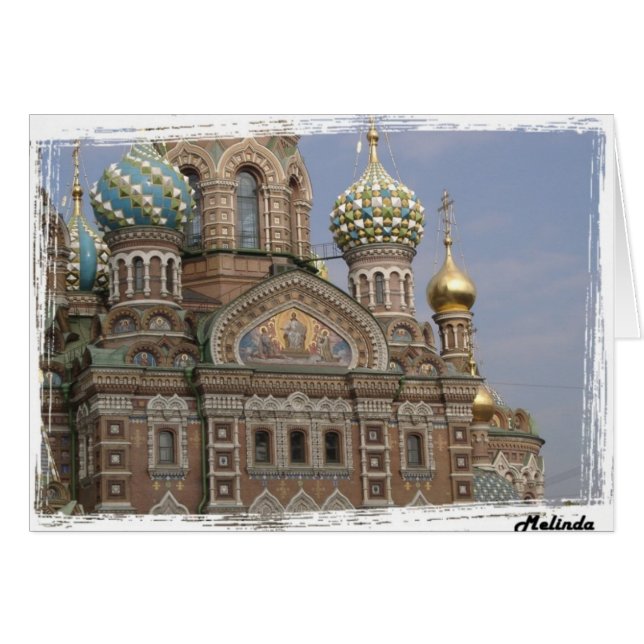 Kirche des vergossenen Blutes St. Petersburg, Russ (Vorderseite (Horizontal))