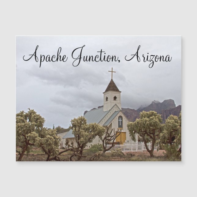 Kirche Elvis, Apache Junction, Arizona Magnetkarte (Vorderseite)