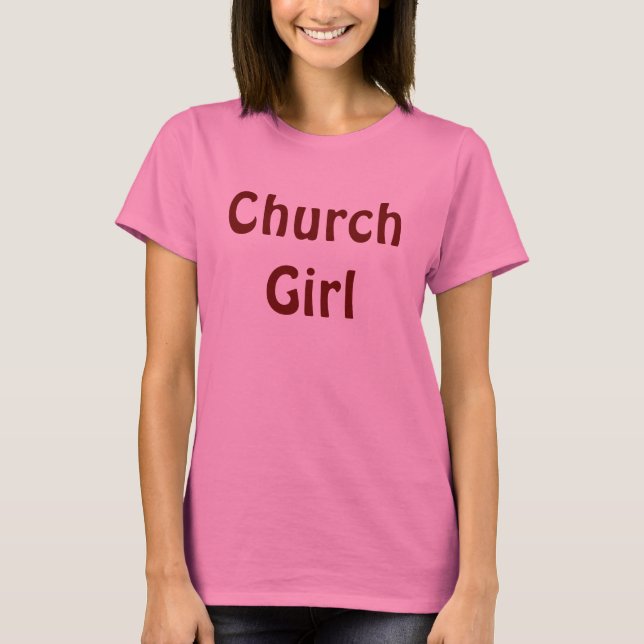 Kirche Girl : Erste Taufkirche Glenarden T-Shirt (Vorderseite)