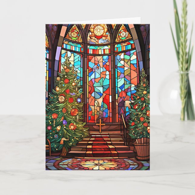 Kirche Heiligtum, Weihnachtsgrüße Karte (Vorderseite)
