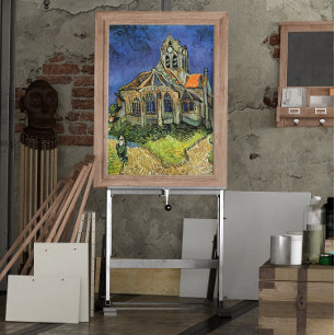 Kirche in Auvers-sur-Oise von Vincent van Gogh Poster