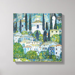 Kirche in Cassone von Gustav Klimt Leinwanddruck