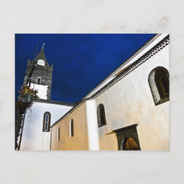 Kirche in der Stadt Funchal Postkarte