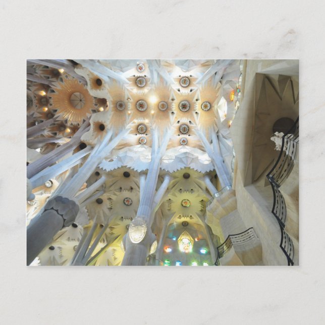 Kirche La Sagrada Familia Postkarte (Vorderseite)