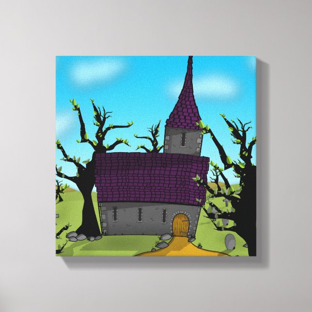 Kirche Leinwanddruck (Vorderseite)