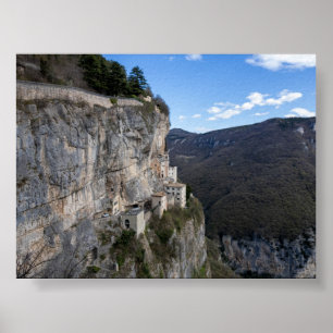 Kirche Madonna della Corona Poster
