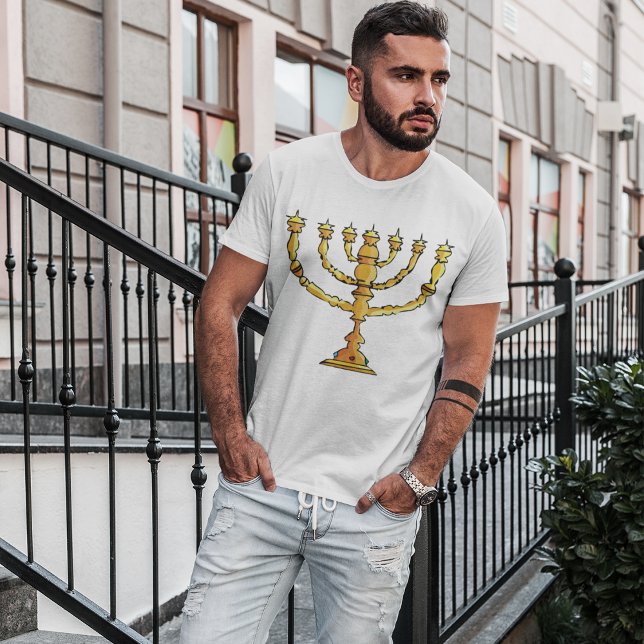 Kirche Menorah T-Shirt (Von Creator hochgeladen)