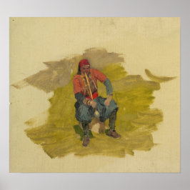 Kirche - Naher Osten Mann Esel 1868 Poster