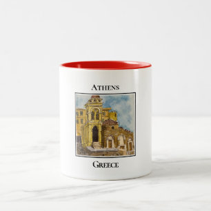 Kirche Panagia Pantanassa Monastiraki, Athen Zweifarbige Tasse