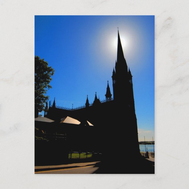 Kirche Postkarte (Vorderseite)