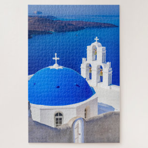 Kirche Puzzle Santorini