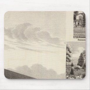 Kirche, Residenzen und Mühle Mousepad