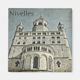 Kirche Saint Gertrude in Nivelles, Belgien Magnet