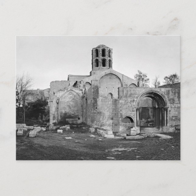 Kirche Saint-Honoratus von Les Alyscamps Postkarte (Vorderseite)