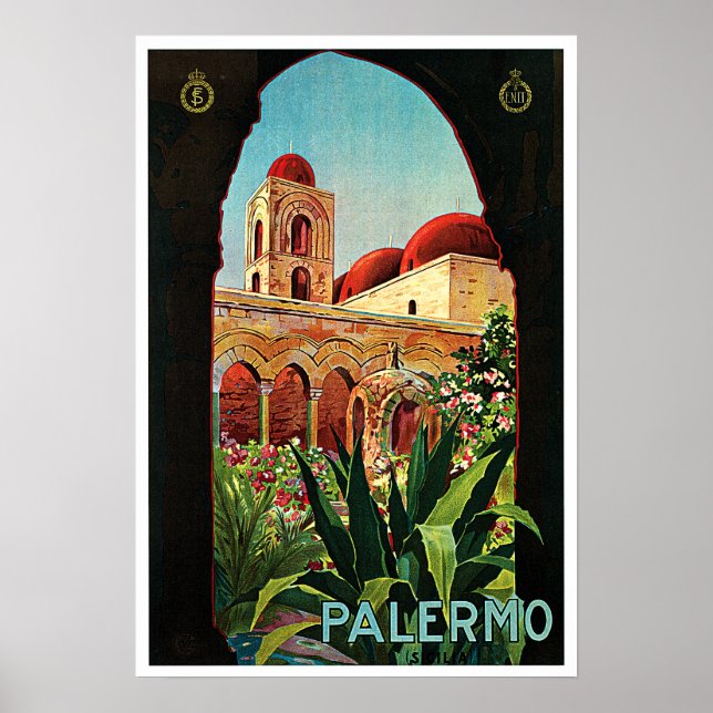 Kirche San Cataldo PALERMO SIZILY Italienische EIN Poster (Vorne)