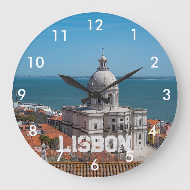 Kirche Santa Engracia in Lissabon, Portugal Große Wanduhr (Vorderseite)