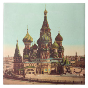 Kirche St. Basil, Roter Platz Moskau Fliese