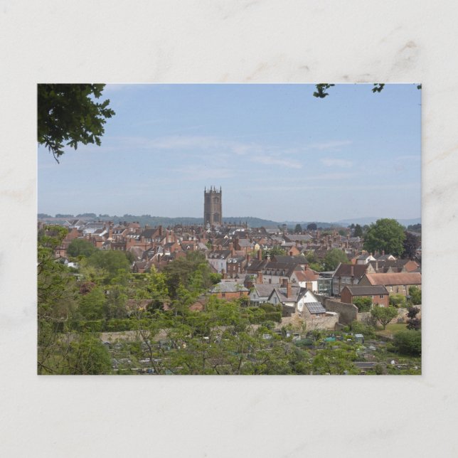Kirche St Laurence Ludlow Postkarte (Vorderseite)