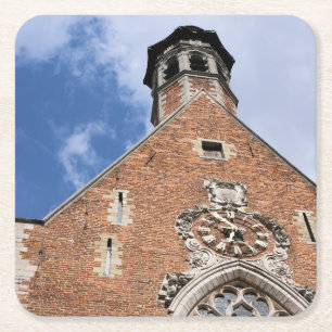 Kirche St. Mary Magdalene - Brüssel, Belgien Rechteckiger Pappuntersetzer
