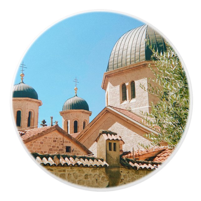 Kirche St. Nikolaus - Kotor - Montenegro Keramikknauf (Vorderseite)