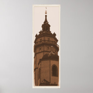 Kirche St. Nikolaus, Leipzig Poster