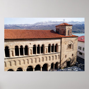 Kirche St. Sophia in Ohrid Poster