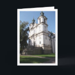 Kirche St. Stanislaus in Skałka, Kraków, Polen Karte<br><div class="desc">St. Stanislaus Kirche in Skałka,  Krakau,  Polen Grußkarte. Sie können dieses Produkt ganz einfach kostenlos anpassen,  wenn Sie Text hinzufügen oder die Farbe des Hintergrunds ändern möchten.</div>