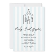 Kirche Stripe Hochzeitsfoto