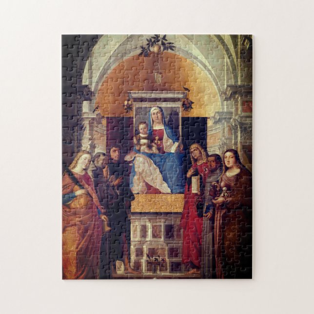 Kirche Taufen Vintag Mittelalterliche Kunst (Vertikal)
