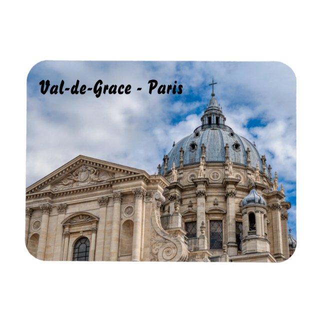 Kirche und Armeekrankenhaus Val de Grace in Paris Magnet (Horizontal)