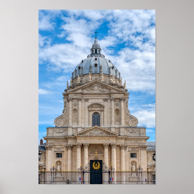 Kirche und Armeekrankenhaus Val de Grace in Paris Poster (Vorne)