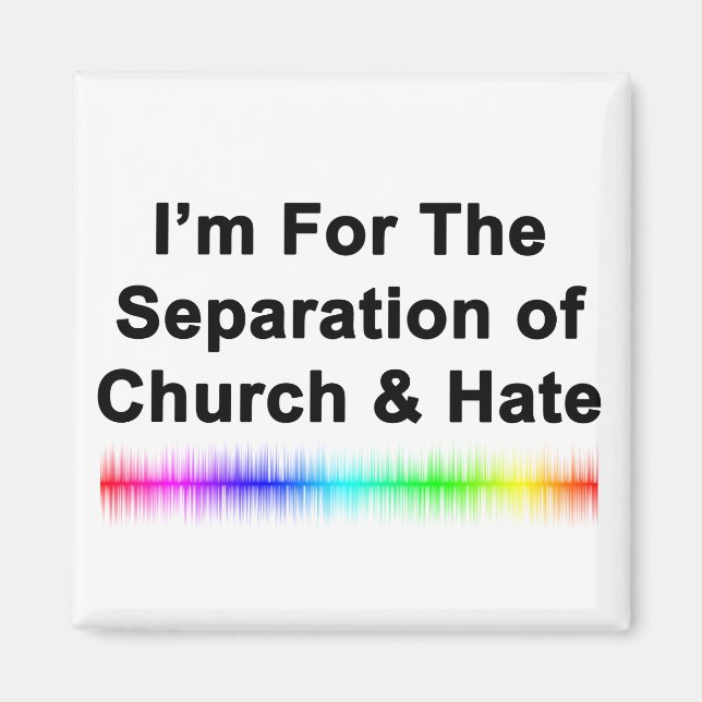 Kirche und Hass Magnet (Vorne)