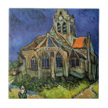Kirche von Auvers-sur-Oise von Vincent van Gogh Fliese<br><div class="desc">Die Kirche von Auvers von Vincent van Gogh ist ein Vintages architektonisches Post-Impressionismus der bildenden Kunst. Von außen hat man einen Blick auf eine Kirche mit Buntglasfenstern und auf einem Kopfsteinpflasterweg eine Figur, die zur Kapelle führt. Über den Künstler: Vincent Willem van Gogh (1853-1890) war einer der berühmtesten postimpressionistischen Maler...</div>