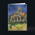 Kirche von Auvers-sur-Oise von Vincent van Gogh Karte<br><div class="desc">Die Kirche von Auvers von Vincent van Gogh ist ein Vintages architektonisches Post-Impressionismus der bildenden Kunst. Von außen hat man einen Blick auf eine Kirche mit Buntglasfenstern und auf einem Kopfsteinpflasterweg eine Figur, die zur Kapelle führt. Über den Künstler: Vincent Willem van Gogh (1853-1890) war einer der berühmtesten postimpressionistischen Maler...</div>
