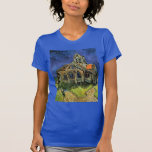 Kirche von Auvers-sur-Oise von Vincent van Gogh T-Shirt<br><div class="desc">Die Kirche von Auvers von Vincent van Gogh ist ein Vintages architektonisches Post-Impressionismus der bildenden Kunst. Von außen hat man einen Blick auf eine Kirche mit Buntglasfenstern und auf einem Kopfsteinpflasterweg eine Figur, die zur Kapelle führt. Über den Künstler: Vincent Willem van Gogh (1853-1890) war einer der berühmtesten postimpressionistischen Maler...</div>