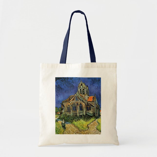 Kirche von Auvers-sur-Oise von Vincent van Gogh Tragetasche (Vorne)