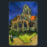 Kirche von Auvers Van Gogh Magnet<br><div class="desc">Kirche in Auvers, Vincent van Gogh, Auvers-sur-Oise, Juni 1890. Öl auf Leinwand, 94 x 74 cm. Paris Musee d'Orsay. Vincent Willem van Gogh (30 März 1853 - 29 Juli 1890) war ein niederländischer Post-Impressionist Künstler. Einige seiner Gemälde gehören heute zu den bekanntesten, populärsten und teuersten Kunstwerken der Welt: Vintage Retro-künstlerisch...</div>