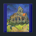 Kirche von Auvers Van Gogh Magnet<br><div class="desc">Kirche in Auvers,  Vincent van Gogh,  Auvers-sur-Oise,  Juni 1890. Öl auf Leinwand,  94 x 74 cm. Paris Musee d'Orsay. Vincent Willem van Gogh (30 März 1853 - 29 Juli 1890) war ein niederländischer Post-Impressionist Künstler. Einige seiner Gemälde gehören heute zu den bekanntesten,  beliebtesten und teuersten Kunstwerken der Welt.</div>