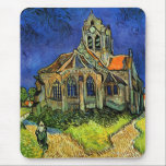 Kirche von Auvers Van Gogh Mousepad<br><div class="desc">Kirche in Auvers,  Vincent van Gogh,  Auvers-sur-Oise,  Juni 1890. Öl auf Leinwand,  94 x 74 cm. Paris Musee d'Orsay. Vincent Willem van Gogh (30 März 1853 - 29 Juli 1890) war ein niederländischer Post-Impressionist Künstler. Einige seiner Gemälde gehören heute zu den bekanntesten,  beliebtesten und teuersten Kunstwerken der Welt.</div>