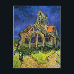 Kirche von Auvers Van Gogh Postkarte<br><div class="desc">Kirche in Auvers, Vincent van Gogh, Auvers-sur-Oise, Juni 1890. Öl auf Leinwand, 94 x 74 cm. Paris Musee d'Orsay. Vincent Willem van Gogh (30 März 1853 - 29 Juli 1890) war ein niederländischer Post-Impressionist Künstler. Einige seiner Gemälde gehören heute zu den bekanntesten, beliebtesten und teuersten Kunstwerken der Welt: Vintage künstlerisch...</div>