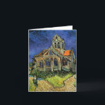 Kirche von Auvers von Vincent van Gogh Wedding Dankeskarte<br><div class="desc">Einfache Anpassung der Dankeschön Karten für Hochzeiten. Die Kirchengemeinde Auvers (1890) von Vincent van Gogh ist ein Vintages, kunstvolles religiöses Gemälde, das eine Frau auf einem Weg zur Dorfkapelle mit schönen Buntglasfenstern zeigt. Eine Szene der Alltagsarchitektur. Über den Künstler: Vincent Willem van Gogh (1853-1890) war ein postimpressionistischer Maler, dessen Werk...</div>