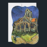 Kirche von Auvers von Vincent van Gogh Wedding Einladung<br><div class="desc">Einfach zu individualisieren Hochzeitseinladung. Oder ändern Sie die Formulierung, um eine einzigartige und individuelle Einladung für jeden Anlass zu schaffen. Die Kirchengemeinde Auvers (1890) von Vincent van Gogh ist ein Vintages, kunstvolles religiöses Gemälde, das eine Frau auf einem Weg zur Dorfkapelle mit schönen Buntglasfenstern zeigt. Eine Szene der Alltagsarchitektur. Über...</div>