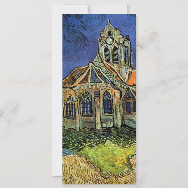 Kirche von Auvers von Vincent van Gogh Wedding Save The Date (Vorderseite)