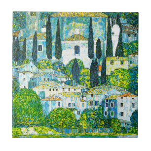 Kirche von Cassone Gustav Klimt Fliese