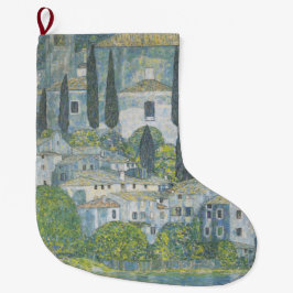 Kirche von Cassone (Italienische Landschaft) Vinta Großer Weihnachtsstrumpf