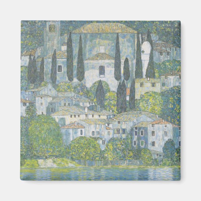 Kirche von Cassone (Italienische Landschaft) Vinta Magnet (Vorne)